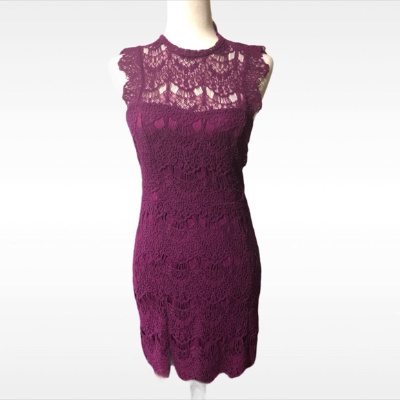 SOLD!! FREE PEOPLE Lace Bodycon Dress NWT - Picture 2 of 7